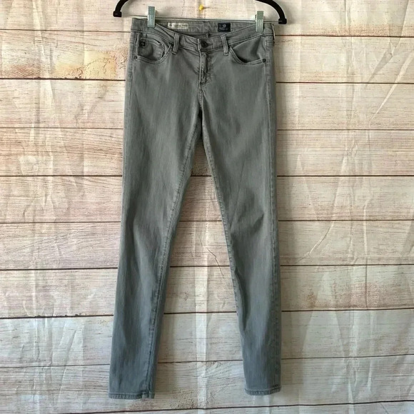 Adriano Goldschmied The Legging Ankle Skinny Jeans Size 26R Grey Stretchy Pants - Picture 1 of 11